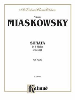 Paperback Sonata in F Major, Opus 84: For Piano Book
