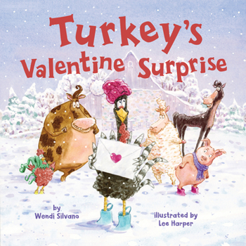 Hardcover Turkey's Valentine Surprise Book
