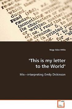 Paperback "This is my letter to the World" Book