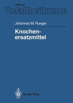 Paperback Knochenersatzmittel [German] Book