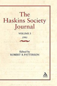 Hardcover The Haskins Society Journal Studies in Medieval History: Volume 3 Book