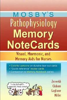 Spiral-bound Mosby's Pathophysiology Memory Notecards: Visual, Mnemonic, and Memory AIDS for Nurses Book