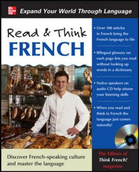 Paperback Read & Think French with Audio CD Book