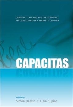 Hardcover Capacitas: Contract Law and the Institutional Preconditions of a Market Economy Book