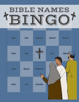 Paperback Bible Names Bingo Game Book: Youth Group Sunday School Church Group Christian Party Game Book