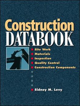 Hardcover Construction Databook Book