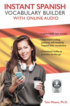 Paperback Instant Spanish Vocabulary Builder with Online Audio Book