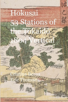 Paperback Hokusai 53 Stations of the Tōkaidō 1804 Vertical Book