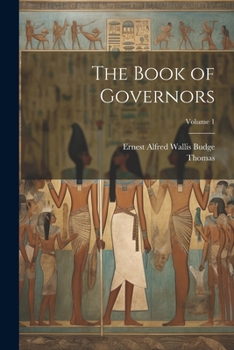 Paperback The Book of Governors; Volume 1 Book