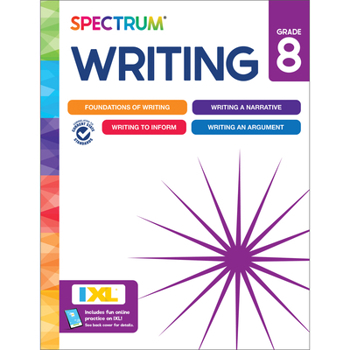 Paperback Spectrum Writing Workbook, Grade 8 Book