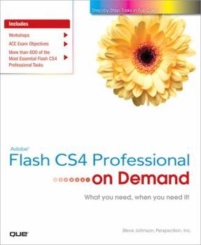 Paperback Adobe Flash Cs4 Professional on Demand Book