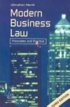 Paperback Modern Business Law Book