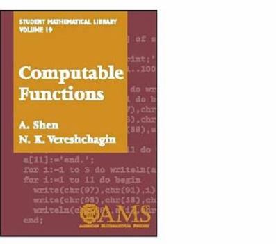 Paperback Computable Functions Book