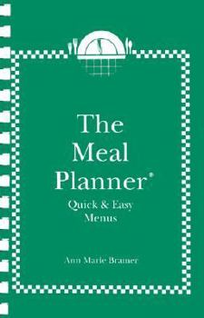 Paperback Meal Planner: Quick and Easy Menus and Recipes Book