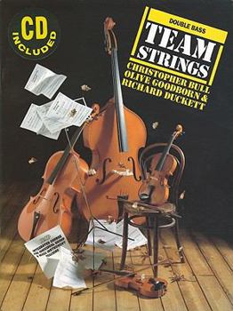 Paperback Team Strings: Double Bass [With CD (Audio)] Book