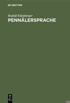 Hardcover Pennälersprache [German] Book