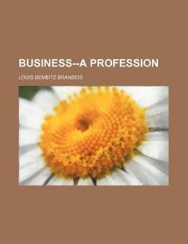 Business--A Profession