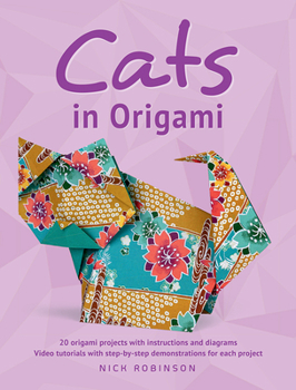 Paperback Cats in Origami Book