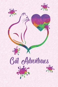 Paperback Cat Adventures: 104 pages 6' x 9' Book