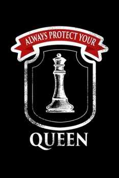 Notizbuch: Schach Königin Dame Brettspiel Lustiges Geschenk 120 Seiten, 6X9 (Ca. A5), Liniert (German Edition)