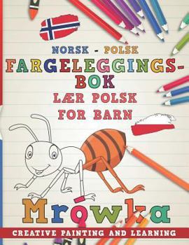Paperback Fargeleggingsbok Norsk - Polsk I L [Norwegian] Book