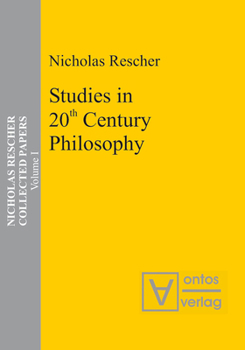 Hardcover Studies in 20th Century Philosophy Book