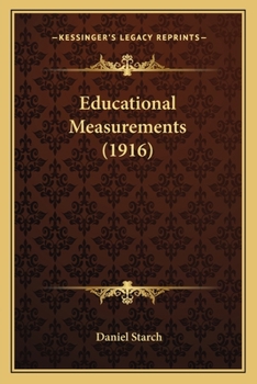 Paperback Educational Measurements (1916) Book