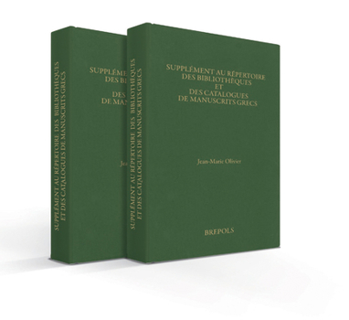 Hardcover Supplement Au Repertoire Des Bibliotheques Et Des Catalogues de Manuscrits Grecs [French] Book