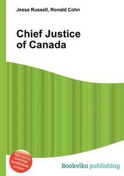 Paperback Chief Justice of Canada Book