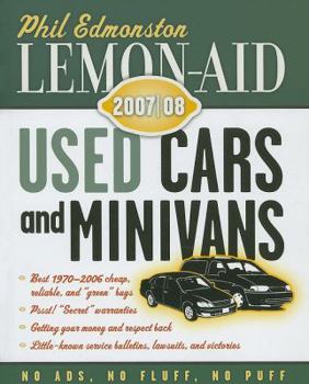 Paperback Lemon-Aid: Used Cars and Minivans Book