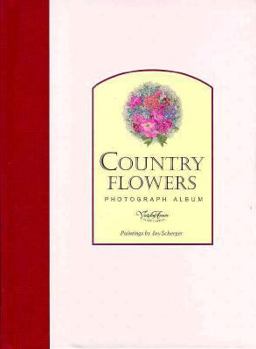 Hardcover Country Flowers Photograph Album Book