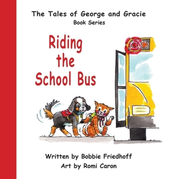 Hardcover Riding the School Bus [Large Print] Book