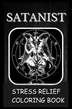 Paperback Stress Relief Coloring Book: Colouring Satanist Book