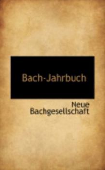 Paperback Bach-Jahrbuch Book