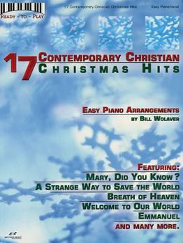Paperback 17 Contemporary Christian Christmas Hits: Easy Piano Arrangements Book