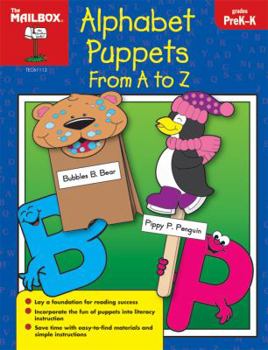 Paperback Alphabet Puppets A to Z (PreK-K) Book