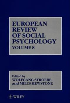 Hardcover European Review of Social Psychology, Volume 8 Book