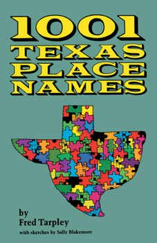 Paperback 1001 Texas Place Names Book