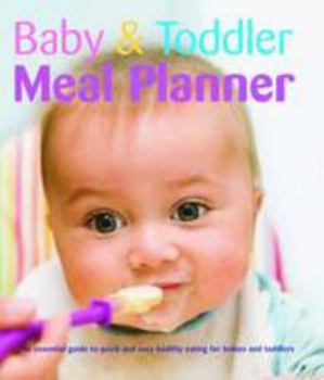 Notebook Baby & Toddler Meal Planner Book
