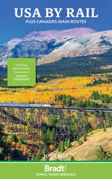Paperback USA by Rail: Plus Canada's Main Routes Book