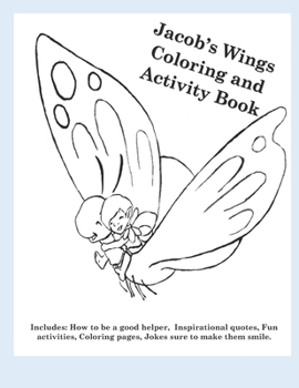 Paperback Jacob's Wings coloring and activity book