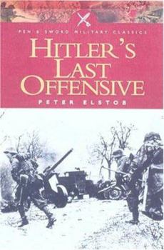 Paperback Hitler's Last Offensive Book