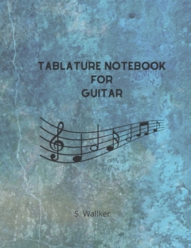 Paperback Tablature Notebook for Guitar Book