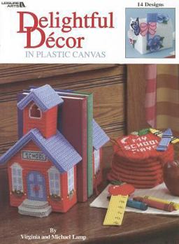 Paperback Delightful Decor in Plastic Canvas Book