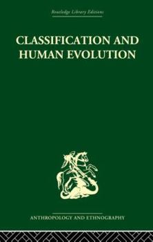 Paperback Classification and Human Evolution Book