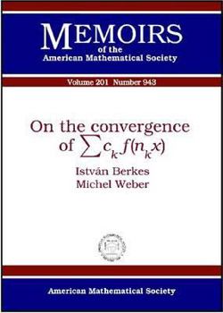 Paperback On the Convergence of Eckf Nkx (Memoirs of the American Mathematical Society) Book