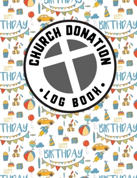 Paperback Church Donation Log Book