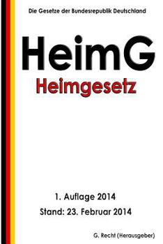Paperback Heimgesetz (HeimG) [German] Book