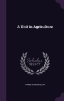 Hardcover A Unit in Agriculture Book