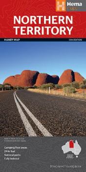 Map Northern Territory State Handy 2014 HEMA Book